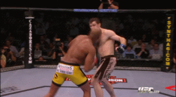 Anderson Silva Bobbing and Weaving a Flurry of Punches