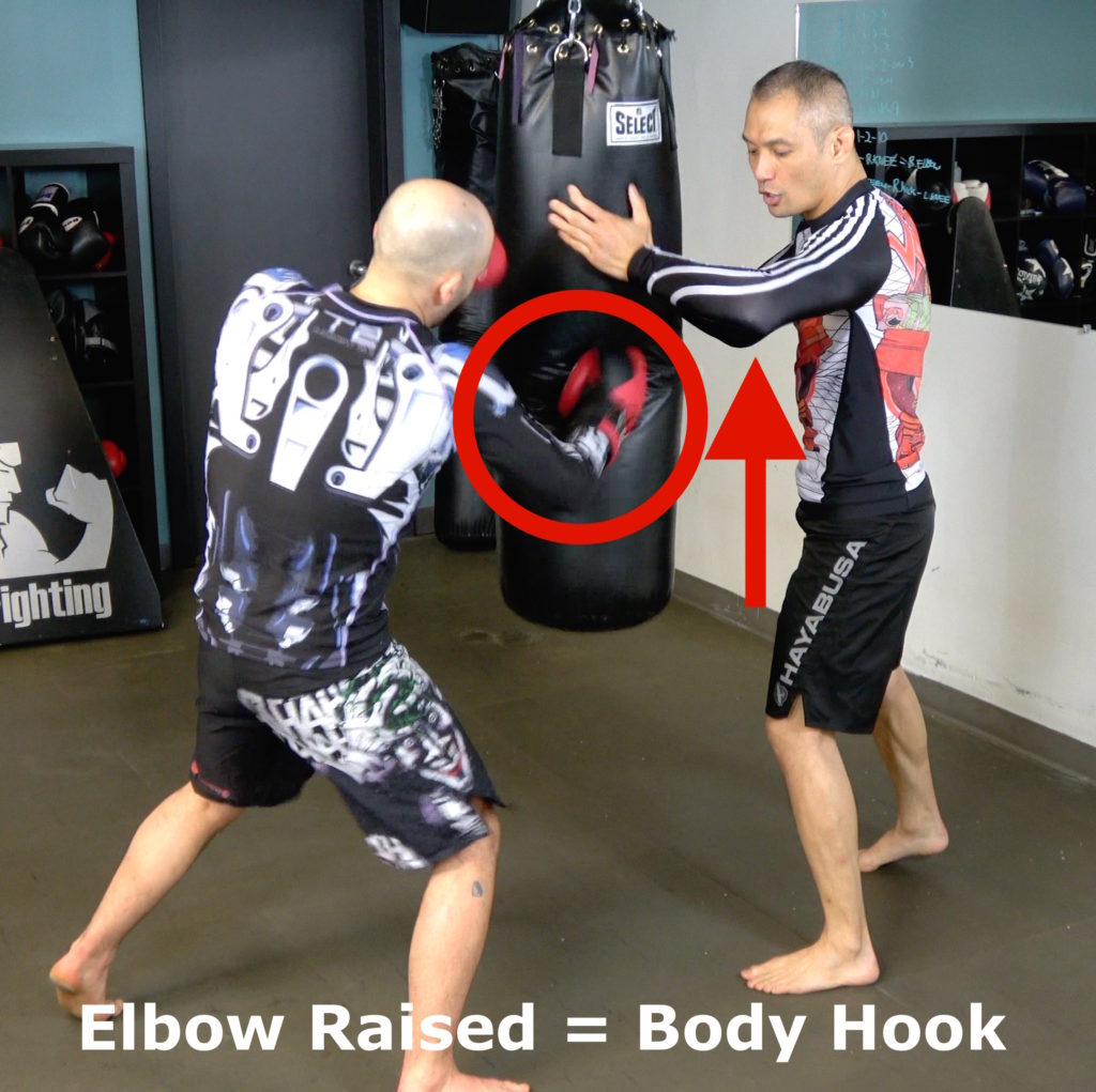 reaction time drill - hook punch