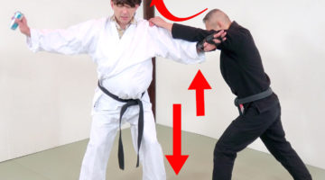 Martial Arts Chi Demonstration Trick