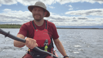Paddling with a Kayak Paddle Instead