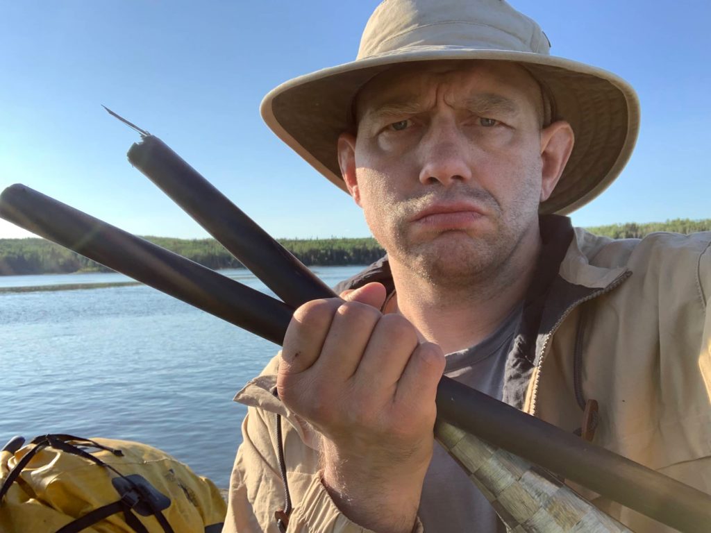 Broken Paddle on the 1000 Mile Solo Trip